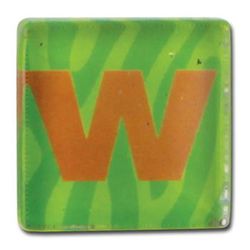 Stephen Joseph Acrylic Small Talk Magnet Letter W