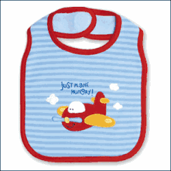 Stephen Joseph Airplane Baby Bib
