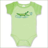Stephen Joseph Alligator Bcaby Romper *Retired*