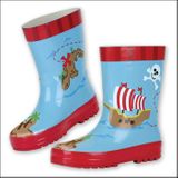 Stephen Joseph Blue Pirate Rain Boots
