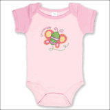 Stephen Joseph Butterfly Baby Romper *Retired*
