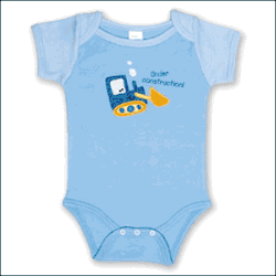 Stephen Joseph Construction Baby Romper *Retired*