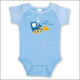 Stephen Joseph Construction Baby Romper *Retired*