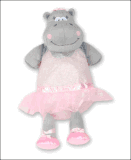 Stephen Joseph Dancing Hippo Silly Sac Backpack