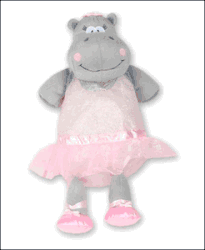 Stephen Joseph Dancing Hippo Silly Sac Backpack