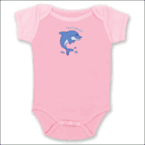 Stephen Joseph Dolphin Baby Romper *Retired*