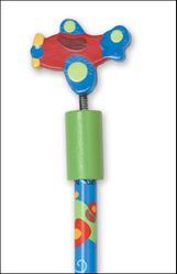 Stephen Joseph Doodle Dudes Airplane Pencil 