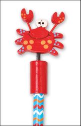 Stephen Joseph Doodle Dudes Crab Pencil 