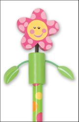 Stephen Joseph Doodle Dudes Flower Pencil 