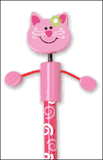 Stephen Joseph Doodle Dudes Pencil Pink Cat