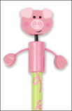 Stephen Joseph Doodle Dudes Pig Pencil 