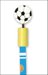 Stephen Joseph Doodle Dudes Soccer Ball Pencil 