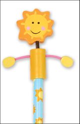 Stephen Joseph Doodle Dudes Sun Pencil 