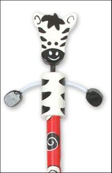 Stephen Joseph Doodle Dudes Zebra Pencil 