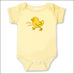 Stephen Joseph Duck Baby Romper *Retired*