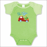 Stephen Joseph Fire Truck Baby Romper *Retired*