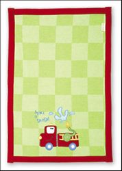 Stephen Joseph Fire Truck Burp Cloth