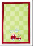 Stephen Joseph Fire Truck Burp Cloth