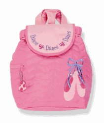 Stephen Joseph Girls Dance Ballet Quilted Backpack