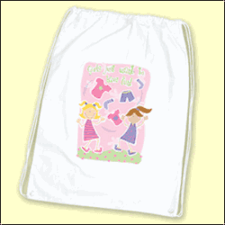 Stephen Joseph Girls Just Want to Have Fun Laundry Bag