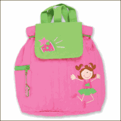Stephen Joseph Girls Quilted Cheer Backpack