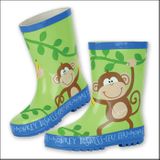 Stephen Joseph Green Monkey Rain Boots