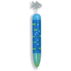 Stephen Joseph Jiggly Jotter Pen Shark
