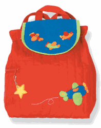 Stephen Joseph Kids Airplane Quilted Backpack
