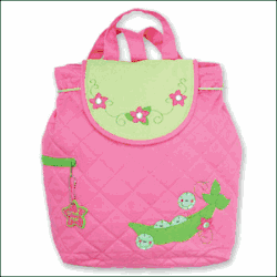 Stephen Joseph Kids Quilted Sweet Pea Backpack