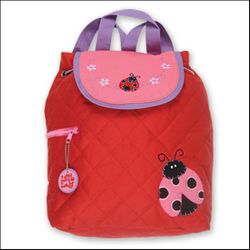 Stephen Joseph Ladybug Quilted Backpack
