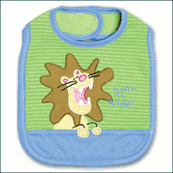Stephen Joseph Lion Baby Bib