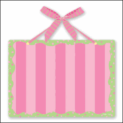 Stephen Joseph Metal Memo Board Pink Rectangle