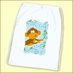 Stephen Joseph Monkey Laundry Bag