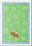 Stephen Joseph Moose Burp Cloth - Green