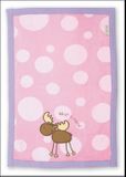 Stephen Joseph Moose Burp Cloth - Pink
