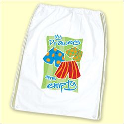 Stephen Joseph My Drawers Are Empty Laundry Bag