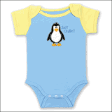 Stephen Joseph Penguin Baby Romper *Retired*