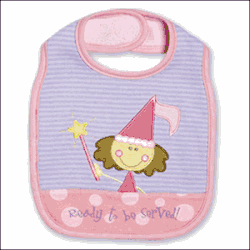 Stephen Joseph Princess Baby Bib