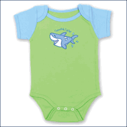 Stephen Joseph Shark Baby Romper *Retired*