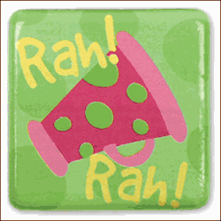 Stephen Joseph Silly Squares Cheer Magnet