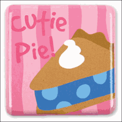 Stephen Joseph Silly Squares Cutie Pie Magnet