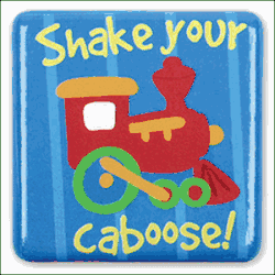 Stephen Joseph Silly Squares Train Magnet