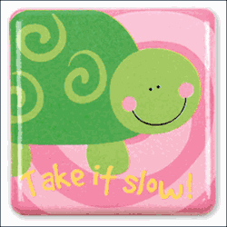 Stephen Joseph Silly Squares Turtle Magnet