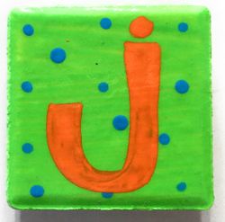 EachanOriginal Tile Magnet J