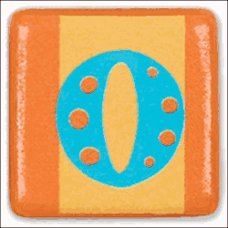 Stephen Joseph Small Talk Magnet or EachanOriginal Tile Magnet O