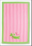 Stephen Joseph Sweet Pea Burp Cloth