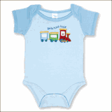 Stephen Joseph Train Baby Romper *Retired*