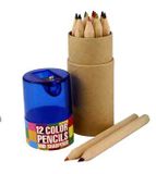 Streamline 12 Pc Mini Color Pencil & Sharpener Set