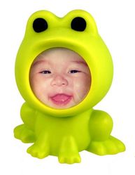Streamline Frog Rocking Animal Photo Frame