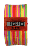 Streamline Hot Stripe Time Bangle Watch